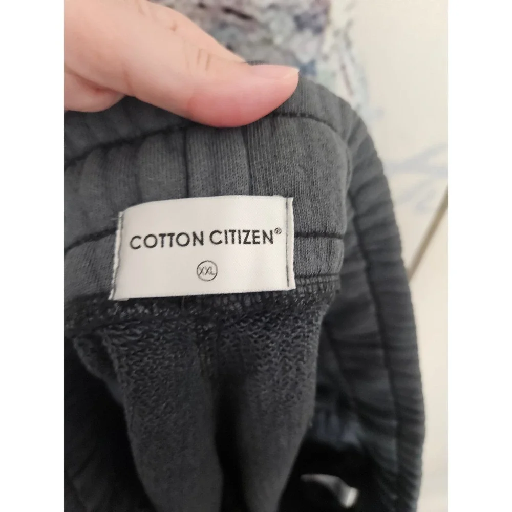 Cotton‎ Citizen Bronx Joggers Mens XXL Vintage Black Mineral Wash Sweatpants USA